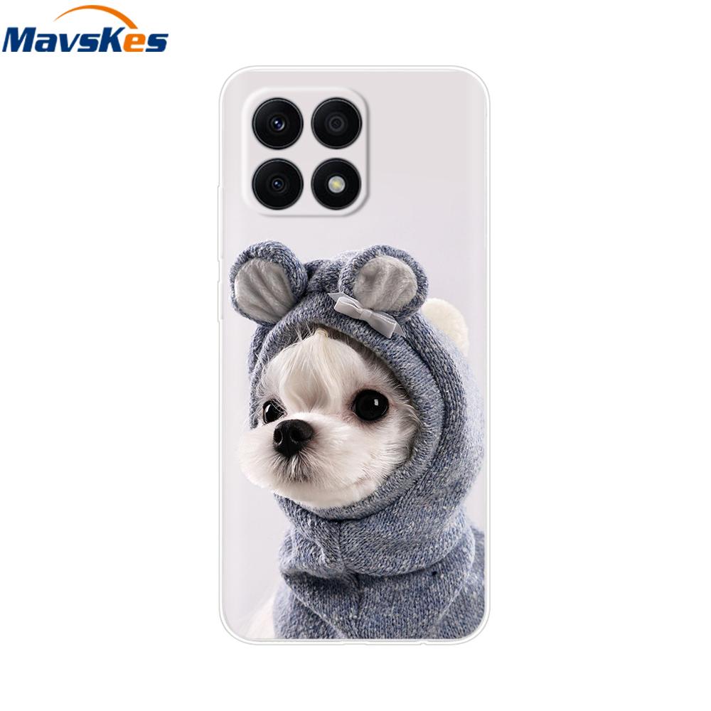 For Honor X8a 2023 Case 4G Funda Clear Soft Silicone TPU Phone Cover Case for Honor X8a Cover HonorX8a X 8a CRT-LX1 Bumper Coque