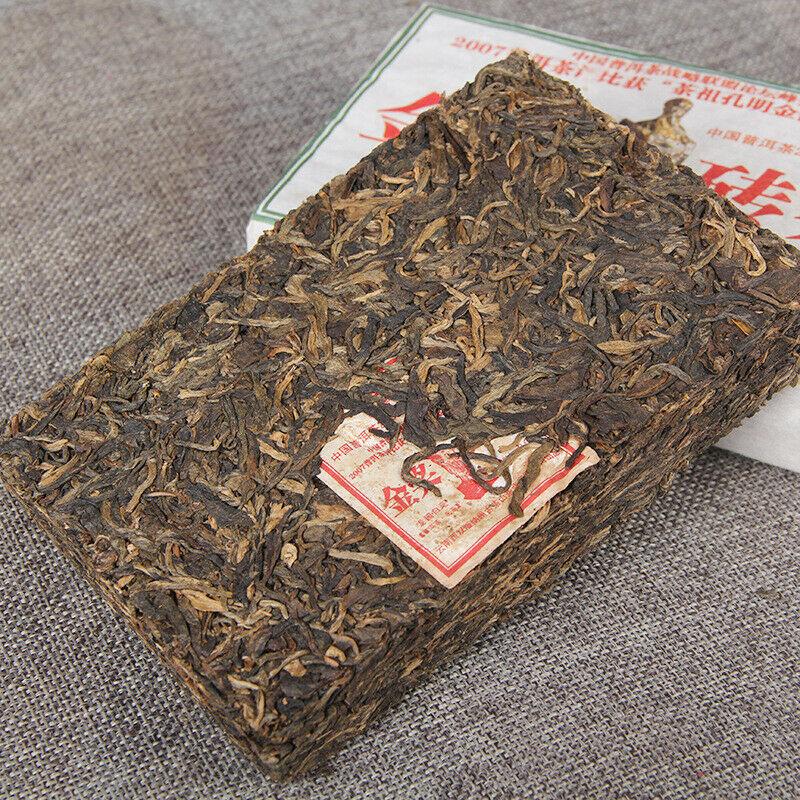 250 g Top Zlatá cena Raw Pu'er Tea Cihla Yunnan Přírodní Pu-erh Zelený čaj Dárkový čaj