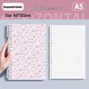 Fresh Floral B5 Loose-Leaf Notebook: Stylish for Instagram, Comfortable Design, Ideal for Students, Simple Spiral Binding.