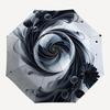 1pc Spiral Swirl Umbrella Portable Folding Umbrella Durable Iron Frame, Suitable for All Seasons Home Travel Outdoor yy260319036