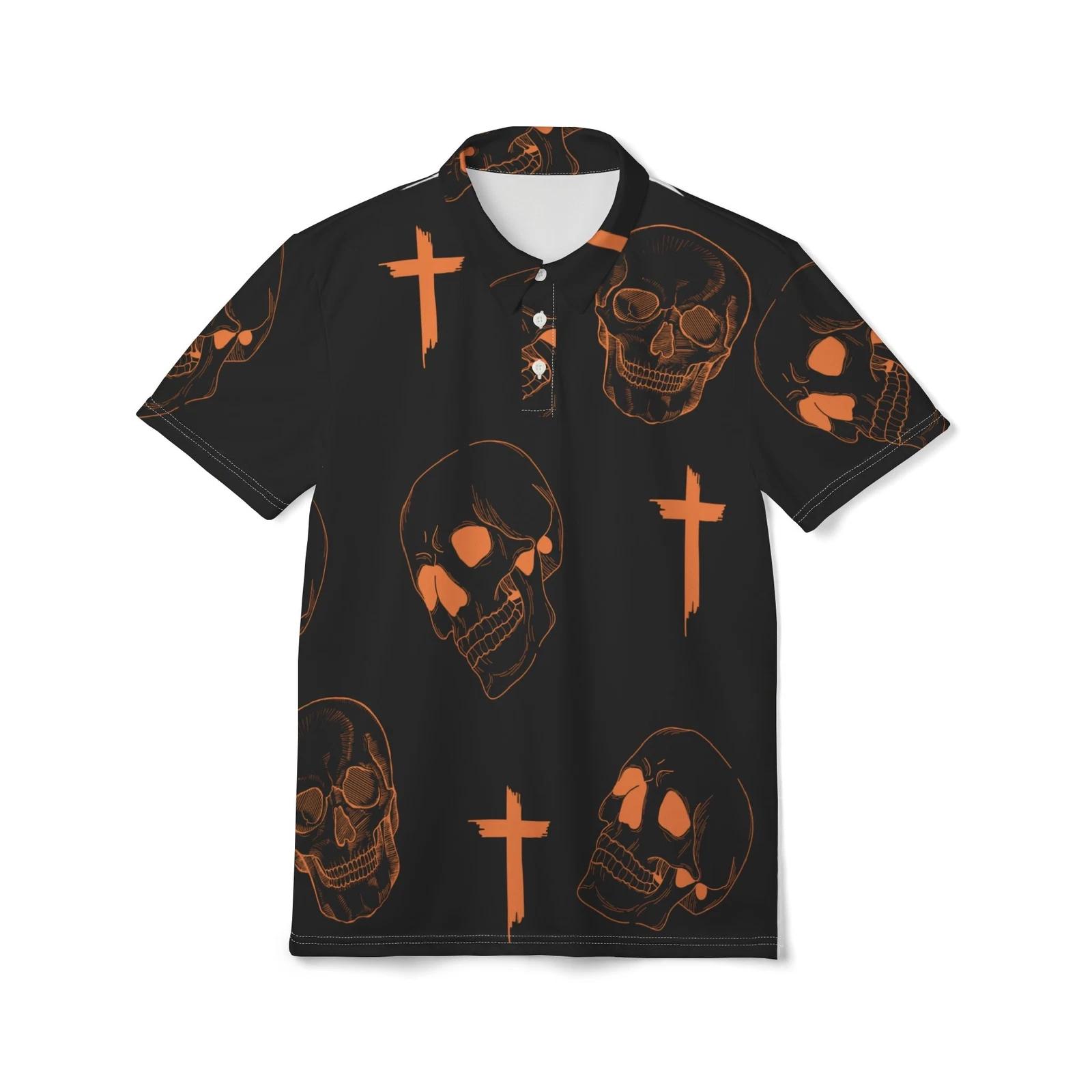 

Skulls and Cross Shirt Halloween Shirt Skull Men s Gifts Shirts Fall Fashions S