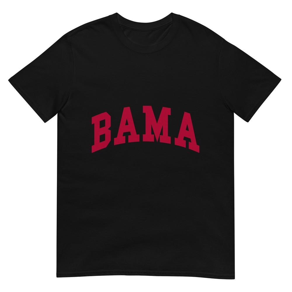 Graphic Apparel Co. - ALABAMA - Unisex Adults - White - Small - Short Sleeve L