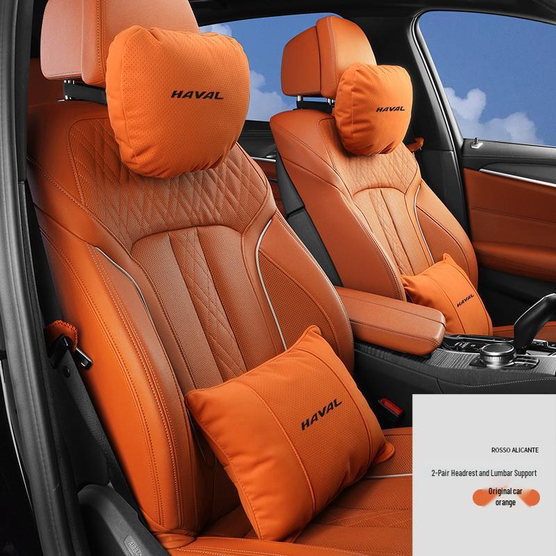 Compatible Neck Pillow & Lumbar Support for Haval H6, Chitu, First Love, Big Dog, H2, H4, H5, H7, H8, H9 Headrests