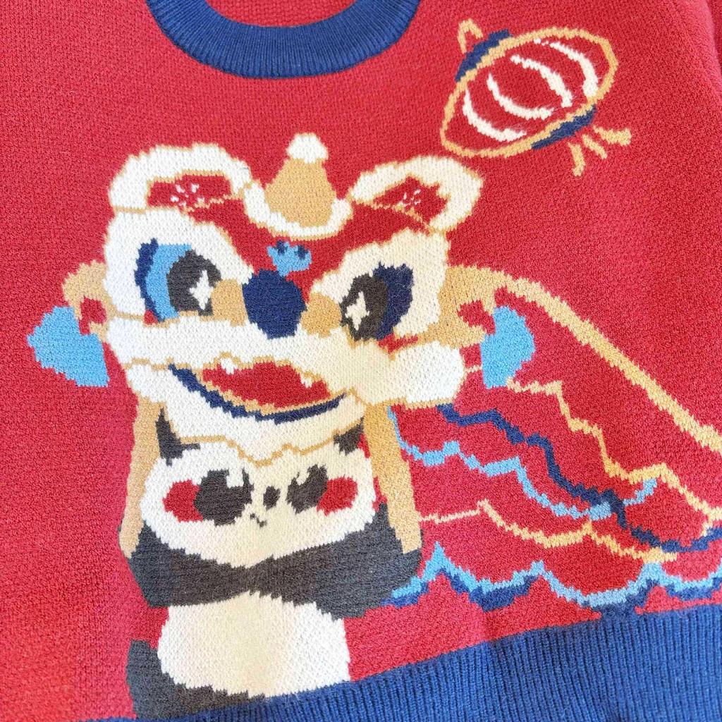Dudu Home Festive Children's Winter Sweaters: New Year Styles for Boys' and Girls' Knitwear
