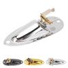 Guitar Input Jack Boat Style 6.35mm Metal Electric Guitar Input Output Socket with 2 String Fixators