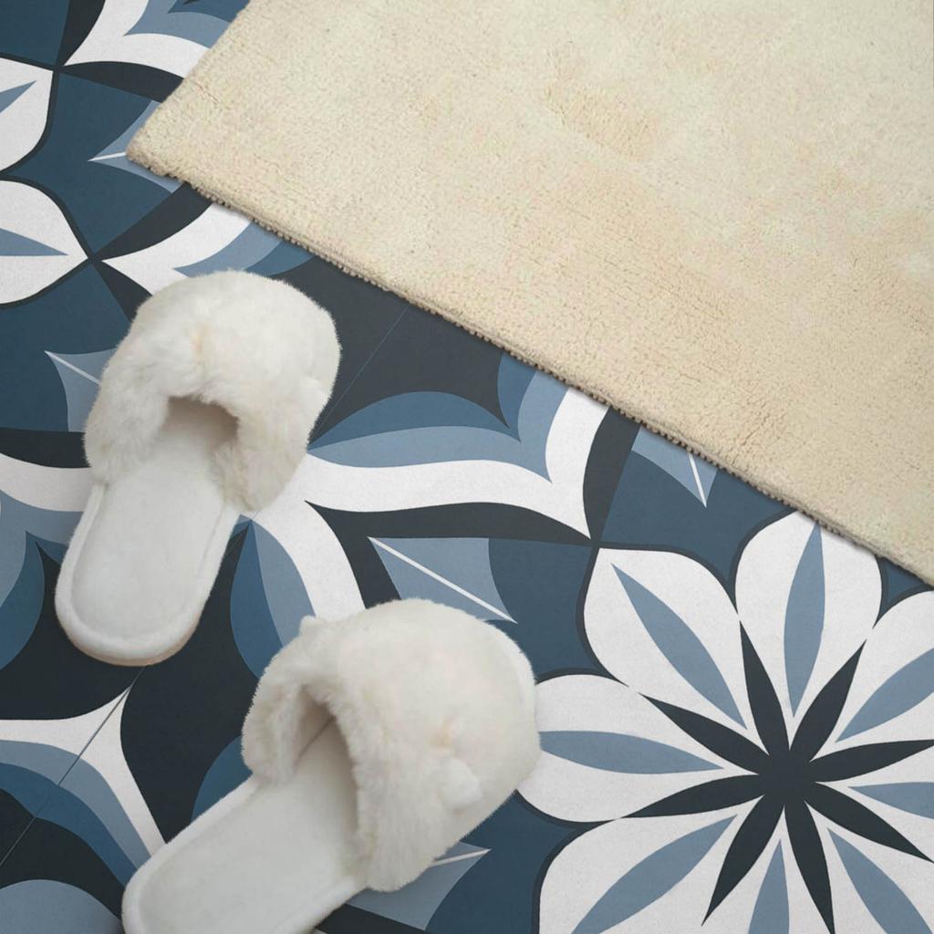 Self-Adhesive Vinyl Wall Decoration 120x60 Cm Floral Symmetry