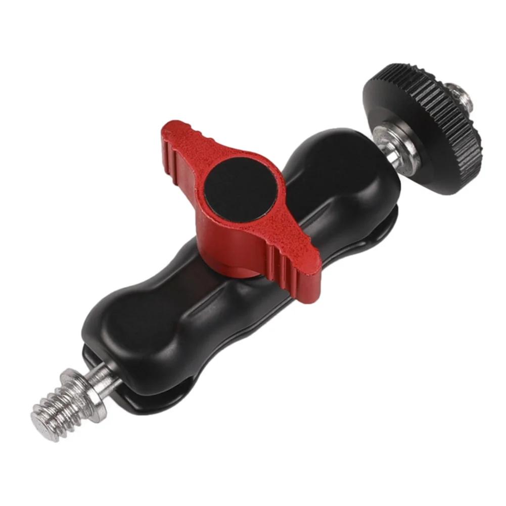 

Ballhead Clamp Clip W/ 1/4inch -20 Thread Ball Mount Clamp Magic Arm Super Clamp for GoPro DSLR Camera Monitor LED Light Mic