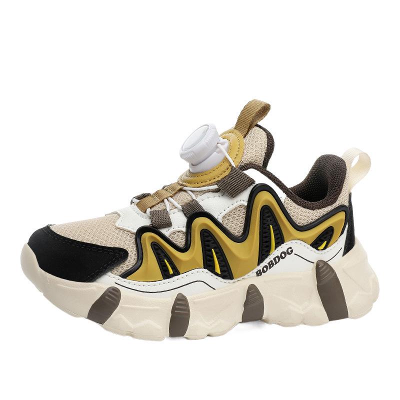 Babu Bean classmates boys shoes 2025 new spring and autumn mesh breathable children's sports shoes medium and older children's running shoes