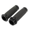 Harley-Davidson Style CNC Aluminum Handlebar Grips With Rubber Throttle Sleeve Classic Motorcycle Customization