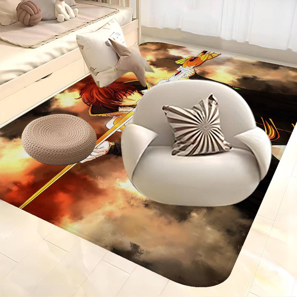 Anime Code Geass Kitchen Mat Kids Room Bedroom Decoration Balcony Anti-Slip Doormat Living Room Alfombra