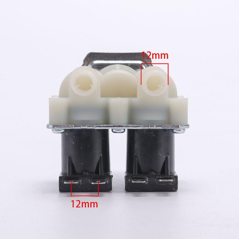 FPS180A AC220V General Washing Machine Double Inlet Water Valve Home Electrical Appliance Workmanship Washer Replacement Parts
