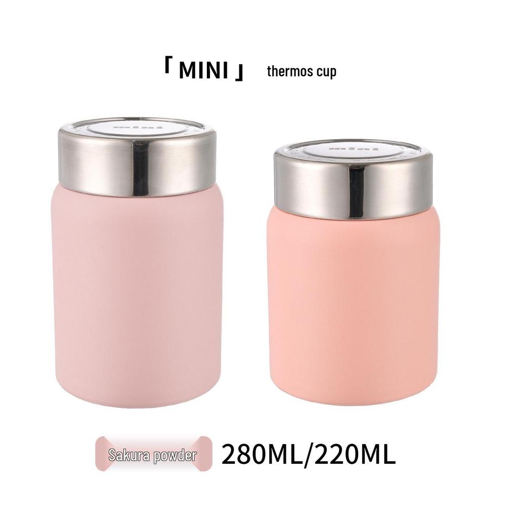 Stainless Steel Insulated Pocket Thermos: Fresh Color Tea & Water Cup for Office or School Use