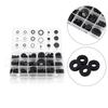 125 pcs 18 Sizes Rubber Grommet Kit Hollow Closed Wire Grommets Firewall Grommet