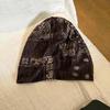 Vintage Paisley Beanie Versatile Style Retro Print Breathable Slouchy Hat Thin Fabric Breathable Face Framing Bonnet All Season