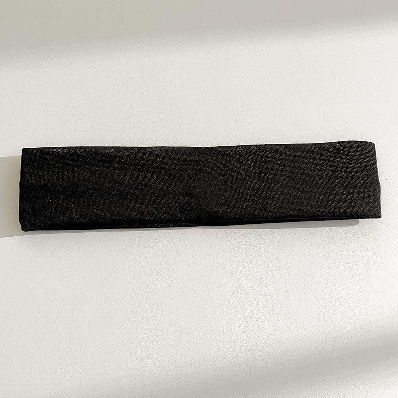 Solid Color Wide Hair Band High Elasticity Running Sports Headband Sweat-Absorbing Headscarf Yoga Hair Accessories Women