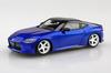 Aoshima Bunka Kyozai Scale Rakupla Snap Kit Nissan RZ34 Fairlady Z Custom Seiran Plastic Model Kit (AOSHIMA) 1/32 No. 17CU-SB Wheels, Blue,