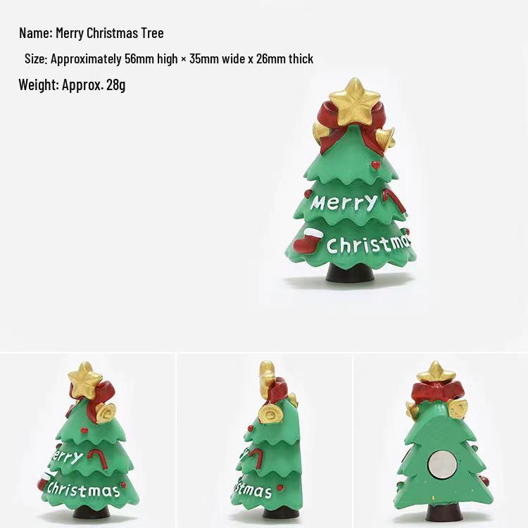 3D Nordic Santa & Reindeer Christmas Refrigerator Magnets