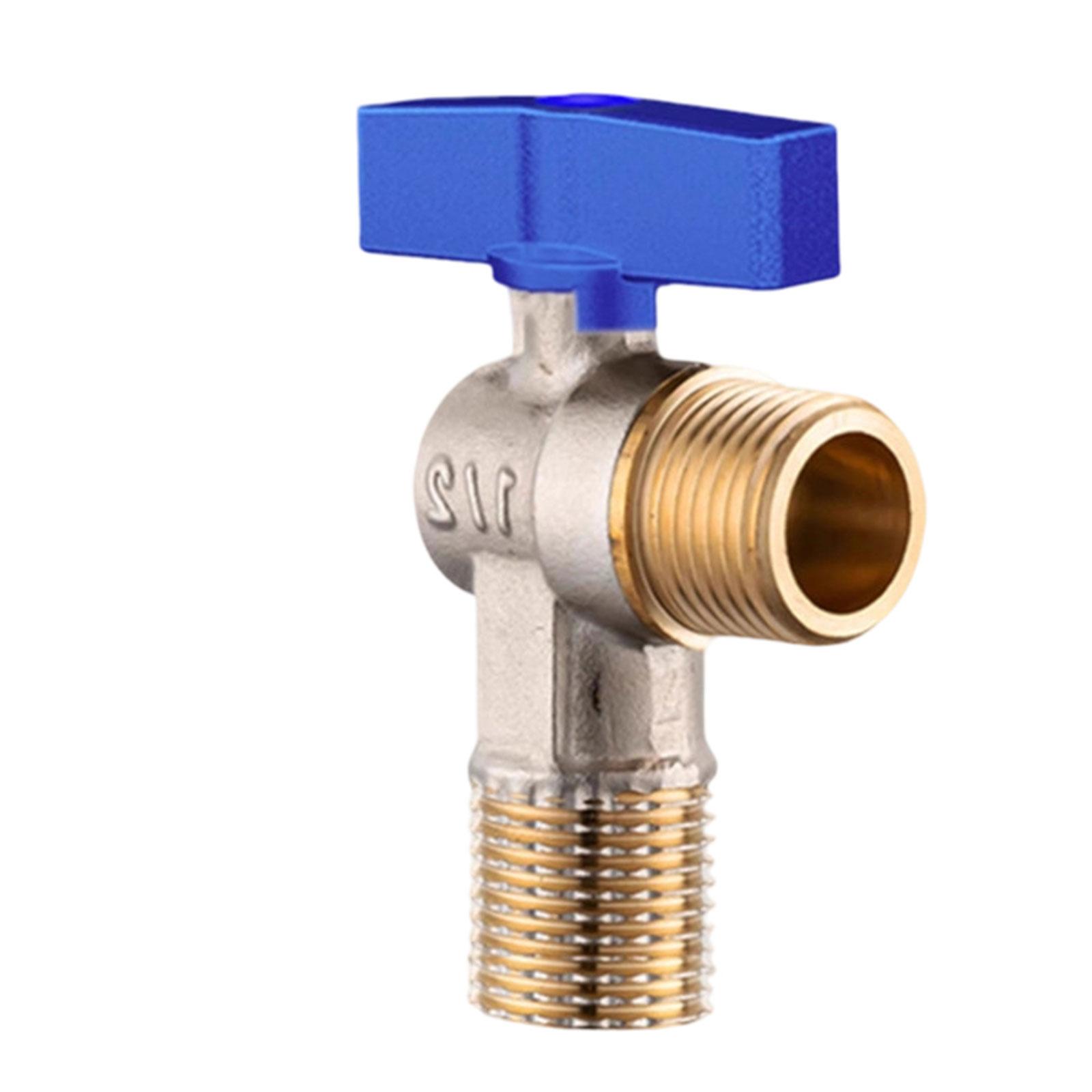 

Hot/Cold Water Shut Off Valves Metal 1/2inch Turn Angle Stop Valves Metal Plumbing Fitting for Hot/Cold Water Systems