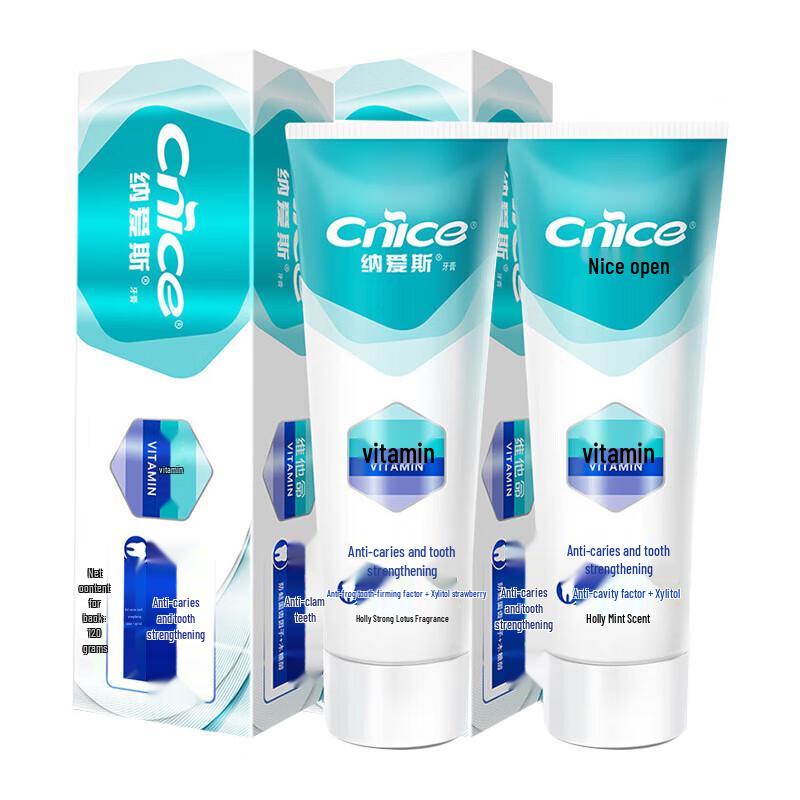 NICE Anti-Cavity Toothpaste 120g x 2 Pack