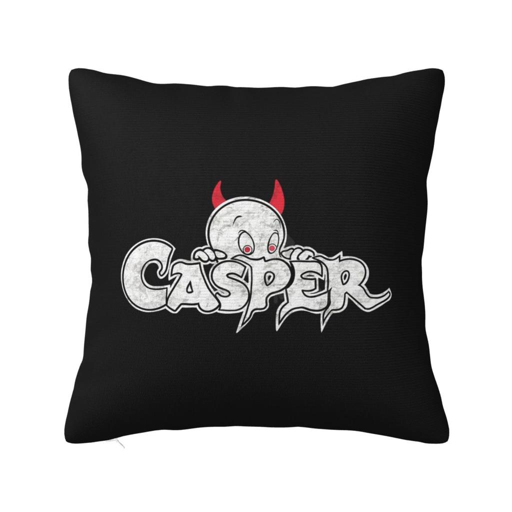 The Friendly Ghost Casper  Square Pillowcase Cushion Cover Pillow Case Throw Pillow Cover for Home Bedroom Car