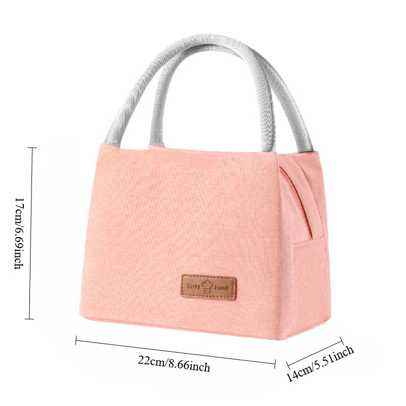 Lunch Bag Thermal for Men and Women, Shoulder Bag, Insulation Aluminum Foil, Cooler Picnic Waterproof Meal Box Storage Bag