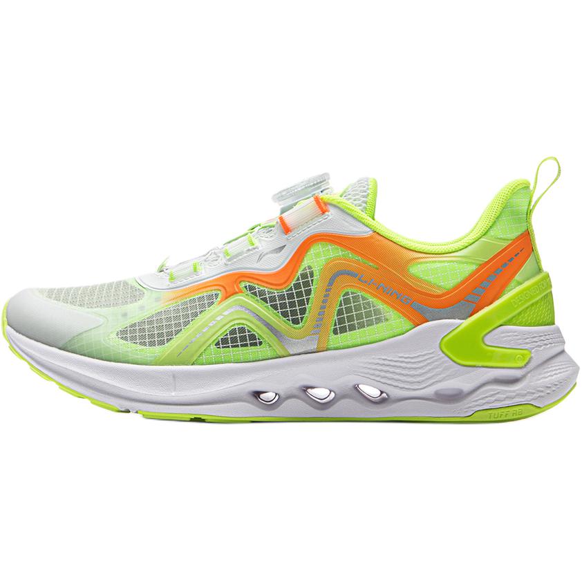 

Li Ning Детские беговые мягкие удобные нескользящие амортизирующие износостойкие дышащие кроссовки с низким верхом для бега YKFV040-3 34