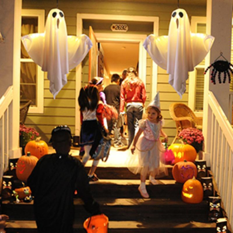 LED Halloween Decorations Hanging Ghost Lights Glowing Wizard Lamp for Bar Party Dress Up Haunted House Horror Props