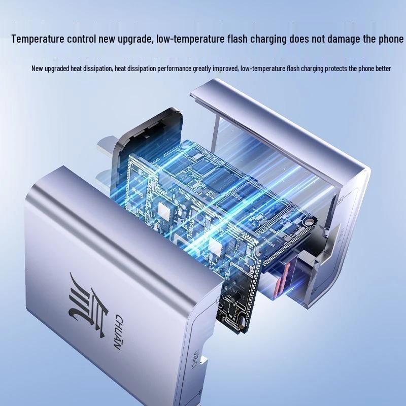 100W GaN Fast Charger for Apple & Huawei USB-C Devices
