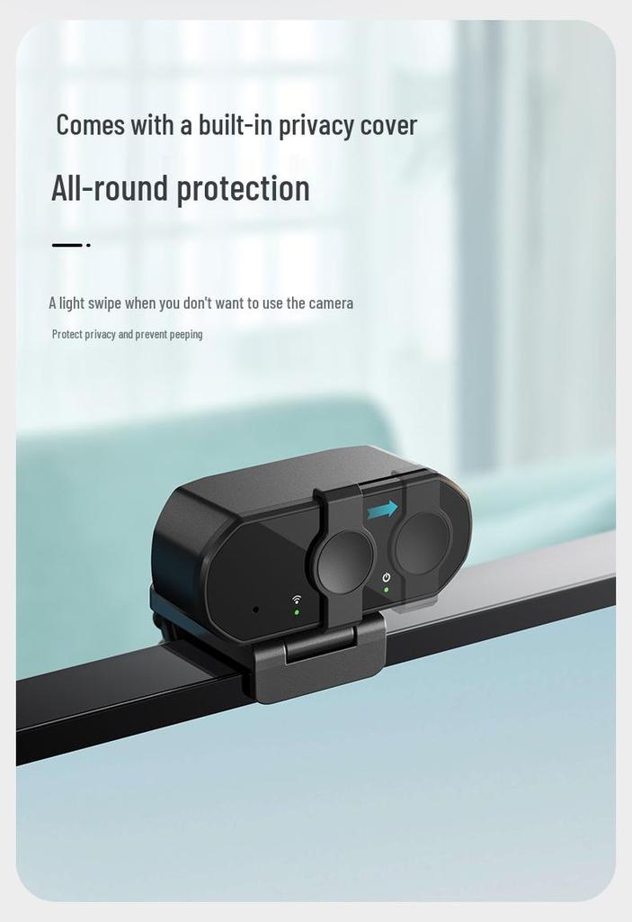 4K HD Webcam: Plug-and-Play for Home, Online Classes, Streaming & Photography