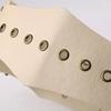 Round Eyelet Pockets Waist Strap Vintage Pu Leather Belt Trouser Decorative Waistband  Hiking