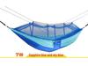 Outdoor Anti-Rollover Nylon Hammock with Mosquito Net - Single/Double Lightweight Parachute Cloth
