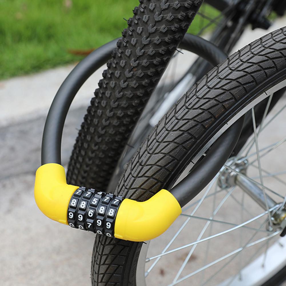 Bicycle Combination Lock Universal 5-Digit Code MTB Bike Security Combination Locks Motorcycle Scooter Anti-Theft Padlock