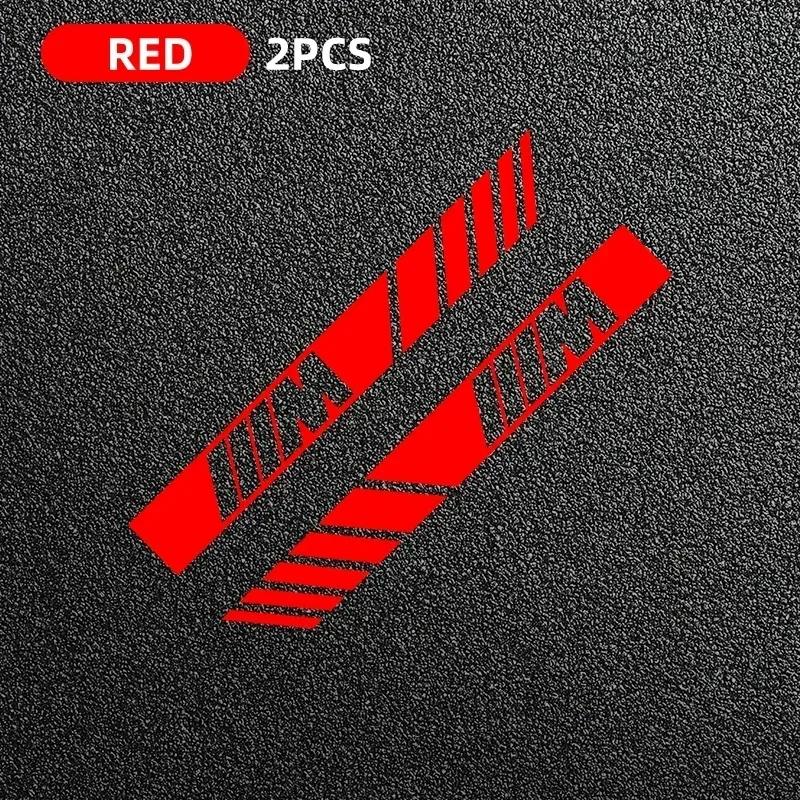 

2pc Car Racing Stripe Stickers Rearview Mirror Reflective Vinyl Decals For BMW E46 E85 E60 F10 E39 F30 E36 F20 E87 E90 E70 X3 X5
