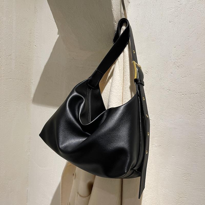 Large-capacity bag women's new simple niche commuting versatile casual messenger tote women's bag