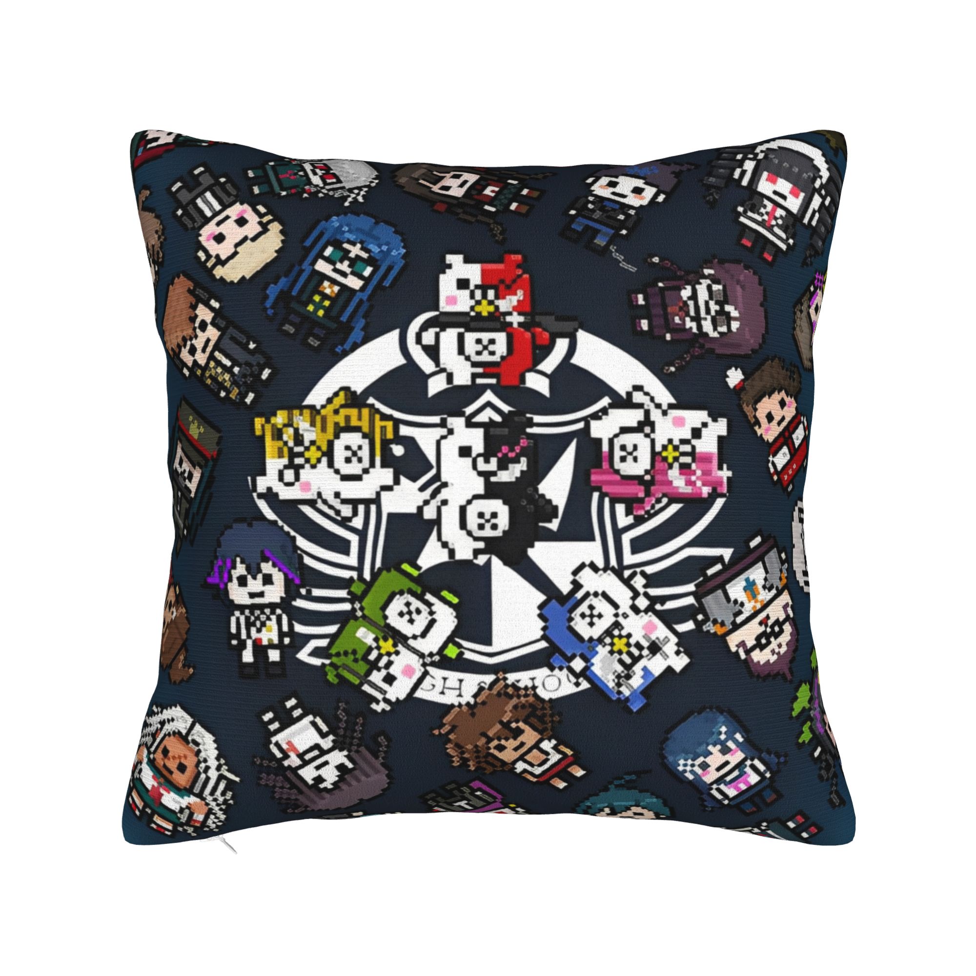 Данганронпа Японское Аниме Наволочка Аксессуары Печать Наволочка Декорации Чехол для Подушки Дом Разные Размеры 12x12Inch