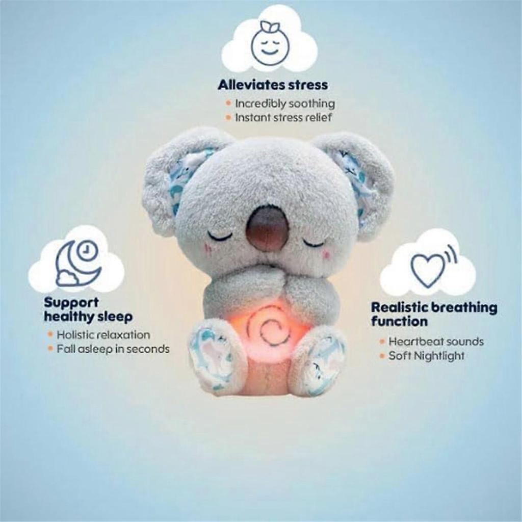 Soothing Koala Bear, Breathing Koala,the Relief Koala Bear, Baby Sound Machine Soother , with Sensor