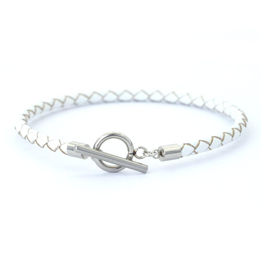 Мужской кожаный браслет Noter из нержавеющей стали с застежкой OT, браслет-манжета, кожаный браслет-обертка, браслет в стиле Локомотив, Хип-хоп, Рок, Браслет