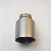 1piece of 304 Stainless Steel 2inch2.5inch3inch Muffler Tailpipe or Car Modified Exhaust Pipe, Single Sandblasted Beveled Edge