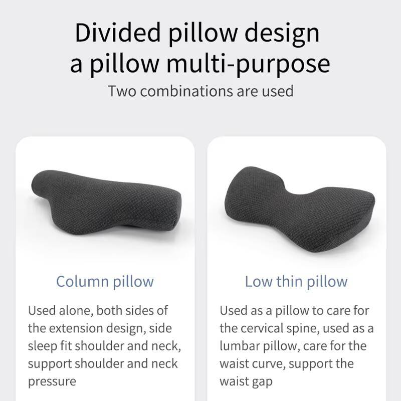 Neck Pain Relief Sleep Cervical Bed Memory Foam Pillow Memory Foam Pillow for Side Sleepers Ergonomic Orthopedic Bed Relief