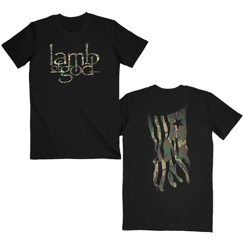Fit Lamb of God Band American Heavy Metal New Wave Dark Rock American Loose-fit Men's T-shirt