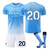 26-27 Manchester Home Football Jersey for Kids and Adults BERNARDO #20