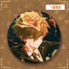 Anime Tutor Laser Badge Hibari Kyoya Tsunayoshi Sawada Reborn Pin Merchandise Cute Cartoon Accessories Collection Gift For Fans
