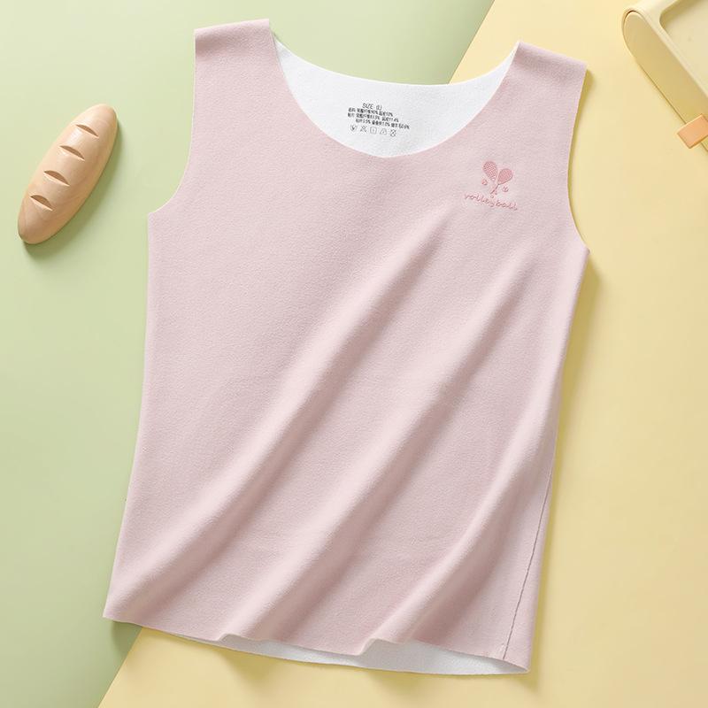 

Children s thermal vest wears autumn and winter German velvet bottoming children s development period primary school students less vest M [recommended weight 60-80]
