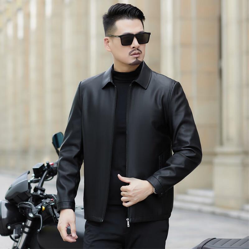 Yalu Men's Faux Leather Jacket