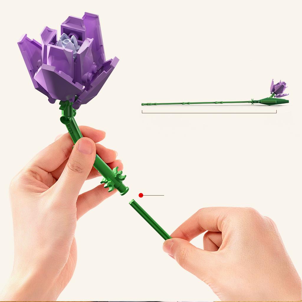 TOYLINX Stavebnice DIY Kytice divokých květin Vzdělávací hračka Věčná domácí dekorace Rodinná kreativní činnost Dárek k narozeninám ke Dni matek