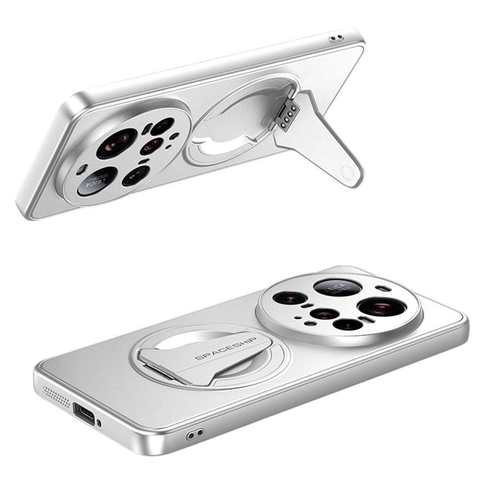 For Xiaomi 15 Ultra Case Compatible with MagSafe Hidden Kickstand Skin-Feel Matte PC TPU Phone Back Cover