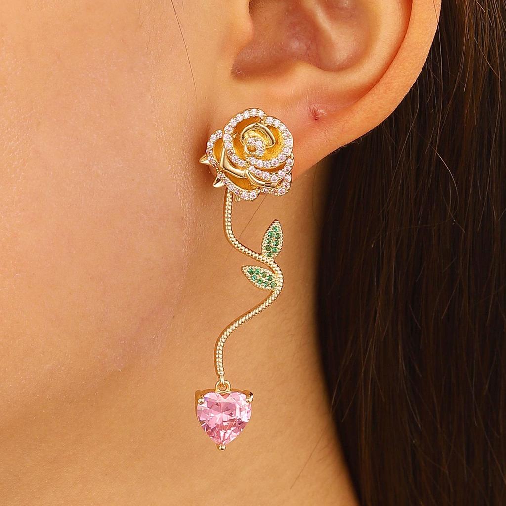 Gothic Heart & Wings Necklace – Retro Arrow Clavicle Chain Accessory