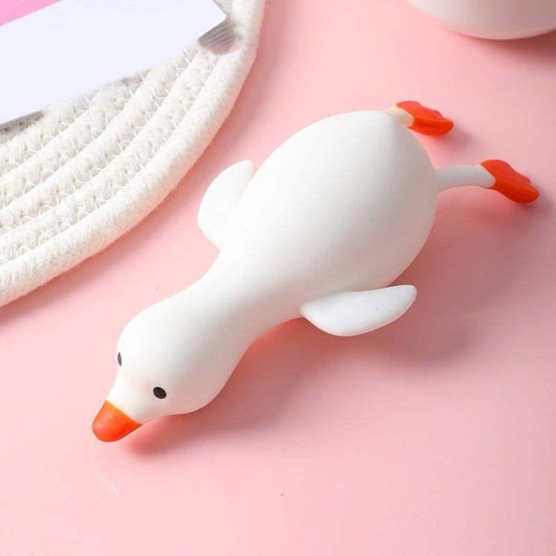 Adorable Duck Shaped Adorable Sensory Toy For Stress Anxiety Relief Safe Durable Silicone Material Kids Adults Gift