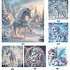 Cute Unicorn 5D DIY Diamond Art Painting Kits for Home Wall Decoration Special Shape Partial Drill Dimond Art Paintings 30x30cm