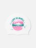 BARREL Island Silicone Swim Cap White (B6Suasc024Wht)